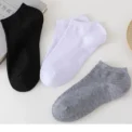 Women/Men Boat Socks Invisible Low Cut Silicone Non-slip Summer No-show Ankle Socks Solid Color Casual Breathable - - Image 6