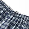 S-XL Mens Cotton Underwear Boxer Shorts Casual Plaid Elastic Waistband Button Mens Boxer Underwear Comfortable Shorts for Home - - Image 3