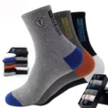 Mens Sports Socks Apring And Fall Summer Leisure Sweat Absorbent Comfortable Thin Breathable Basketball - Image 2