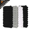 Women/Men Boat Socks Invisible Low Cut Silicone Non-slip Summer No-show Ankle Socks Solid Color Casual Breathable -