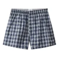 S-XL Mens Cotton Underwear Boxer Shorts Casual Plaid Elastic Waistband Button Mens Boxer Underwear Comfortable Shorts for Home - - Image 5