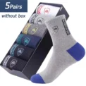 Mens Sports Socks Apring And Fall Summer Leisure Sweat Absorbent Comfortable Thin Breathable Basketball - Image 6