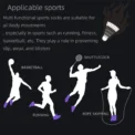 Men's Cycling Sport Socks Basketball Running Compression Ankle Sock Black White Anti-slip Bicycle Mtb Cycling Sock - - Image 6