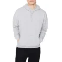 Men's Basic Pullover Hoodie Solid Color Loose Fit Ultra Soft Hooded Sweatshirt With Pockets - Image 4