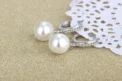 Pearl Earrings Genuine Natural Freshwater Pearl 925 Sterling Silver Earrings Pearl Jewelry For Wemon Wedding Gift - Image 6