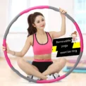 1Pcs 9/8/7 Tubes Yoga Detachable Pilates Hoop Waist Exercise Slimming Sports Hoops Body Building Massage Gym Loss Weight Hoop - Image 2