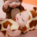 2Pcs Simulation Princess Dolls Toy Mini Cute Sleeping Baby Series Doll Cartoon Animal Toy For Kids Kawaii Dolls Girl's Gift - Image 6
