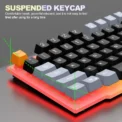 RAIKU T26 Wired 104 Keys Membrane Keyboard And Mouse Suit Kinds of Colorful Lighting Gaming and Office For Windows and IOS - Image 5