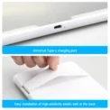 HD Mirror Car LEDMakeup Mirror Three Gear Adjustment Sun Visor Plate Interior RearMirror Dimmable Touchscreen Auto Vanity Mirror - Image 3