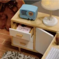 Wooden Miniature Sunshine Study DollHouse DIY Small House Kit Making Room Toys Assembly Building Model Doll House Toys For Kids - Image 3