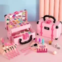 Children Makeup Cosmetics Playing Box Princess Makeup Girl Toy Play Set Lipstick Eye Shadow Safety Nontoxic Toys Kit For Kids