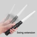 Laser Sword Lightsaber Red and Blue Double Saber Rave Transformation Children's Gift Cosplay Weapon Boy Cool Flashing Toy - Image 3