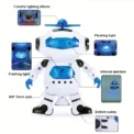 Kids Robot Rotating Dance Toys With Music LED Light Electronic Walking Toys for Boys Girls Birthday Christmas Gift - Image 3