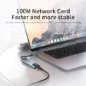 8in1 Type C Hub USB C 8 In 1 USB3.1 To 4K HDMI Adapter with RJ45 SD/TF Card Reader PD Fast Charge For Laptop Computer - Image 3