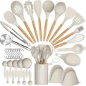 36pcs silicone utensil cooking set with holder - Image 2