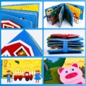 Toddlers Montessori Toys Busy Board Farm Animal Scene Storytelling Activity Toy Quiet Book Felt Activity Educational Sensory Toy - Image 6