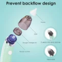 Dr.isla New Electric Baby Nasal Aspirator Electric Nose Cleaner Sniffling Equipment Safe Hygienic Nose Snot Cleaner For Newborns - Image 3