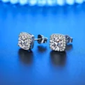 925 Sterling Silver Stud Earrings zircon For Women Fashion Exquisite Student Girlfriend Jewelry Accessories - Image 4