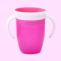 360 Degrees Can Be Rotated Baby Learning Drinking Cup with Double Handle Flip Lid Leakproof Silicone Infants Water Cups Bottle - Image 4