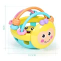 Baby Soft Teething Toys Newborn Early Educational Sensory Teether Rattle Touch Hand Grasping Ball Develop Infant Ball Game Toy - Image 3