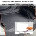 SUV Cargo Liner - Waterproof Trunk Seat Cover for Back Cargo Area, Universal Fit - Image 6