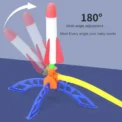 Air Rocket Foot Pump Launcher Outdoor Air Pressing Pedal Soaring Rocket Toy Kids Game suit Jumping Sport Game Kids Toy Gift - Image 3