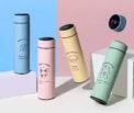 Smart Thermal Bottle Display Temperature Thermal Mug Stainless Steel Food Thermos For Tea Water Bottle With Heating zoo Cups