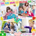 Baby Toys Sticker Book Multiple Scenarios Cartoon DIY Sticker Puzzle Educational Cognition Learning Toys for Kids Age 2-6 Gift - Image 4