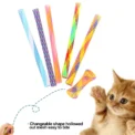 10Pcs Cat Spring Toy Stick Freely Folding Spring Shape Multi-Color Cat Bouncing Kitten Toys Cat Interactive Toys Pet Supplies - Image 5