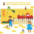 Toddlers Montessori Toys Busy Board Farm Animal Scene Storytelling Activity Toy Quiet Book Felt Activity Educational Sensory Toy - Image 2