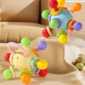 Manhattan Round Ball Soft Silicone Hand Grab Ball Rattle Infantil Chewable Toddler Teeth Soothing Baby Sensory Toy Newborn Gift - Image 3