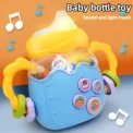 Baby bottle rattle puzzle early education toy Baby teaser pacifier Christmas gift Newborn grip Training Music story - Image 2