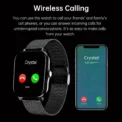 Smart Watch Android Phone 1.44'' Inch Color Screen Bluetooth Call Blood Oxygen/Pressure Monitoring Smart Watch Women Men - Image 2