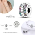 Hot Sale 925 Silver Charms Beads Fit Original Pan Bracelet Making For Woman Jewelry Fashion Pendant - Image 2
