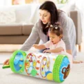 Inflatable Baby Crawling Roller Toy Rattles Games for Babies Development 6 12 Months Baby Crawling toy Fitness Educational Toys - Image 2