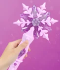 Anime Disney Frozen Princess Snowflake Glowing Magic Wand Glowing Sound Magic Toys Elsa Anna Dolls Cosplay Prop Girl Kids Gifts - Image 5