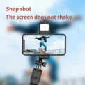 3In1 Bluetooth Wireless Selfie Tripod With Fill Light Shutter Remote Control Portable Foldable Monopod For iPhone Smart Phone - Image 3