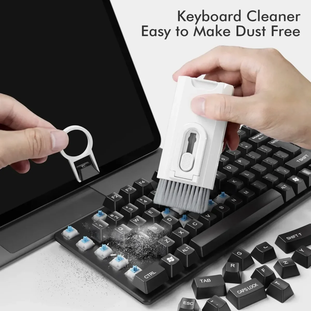 8 In1 Electronic Cleaner Kit Screen Cleaner Multifunctional Cleaning Brush for Earphone Keyboard Laptop Phone PC Monitor Camera - Image 2
