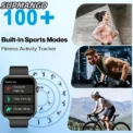 T18K SmartWatch I7Pro Max Series Phone Call Custom Watch Face Sport Waterproof Man Women Wireless Charging Smart Watch - Image 3