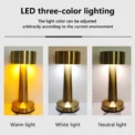 Retro Mushroom Led Table Lamp Rechargeable Stepless Dimming Night Light Camping Bar Living Room Bedroom Decoration Desk Lights - Image 4