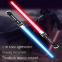 Retractable Lightsaber Finger Rotating Laser Sword Flash Luminous Soundfont Force FX FOC Blaster Cosplay Battle Toy For Kid Gift - Image 6