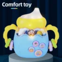Baby bottle rattle puzzle early education toy Baby teaser pacifier Christmas gift Newborn grip Training Music story - Image 4
