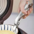 304 Stainless Steel Clip Foldable Anti-scalding Clip Tray Bowl Holder Finger Stall Kitchen Gadget Kitchen Accessories Kitchen