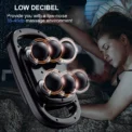 Fascia Gun Six Heads Massage Gun Muscle Relaxation Electric Massager Relief Vibrating Neck Fascia Gun Massage Instrument - Image 4