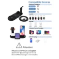 7 In 1 Wireless Charger Stand Pad For iPhone 15 14 13 12 11 X Apple Watch Airpods Desk Phone Chargers Fast Charging Dock Station - Image 5