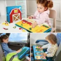 Toddlers Montessori Toys Busy Board Farm Animal Scene Storytelling Activity Toy Quiet Book Felt Activity Educational Sensory Toy - Image 4