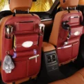 2024 New Car Seat back Storage Organizer Bag Universal PU Leather Multifunction Storage Box Stowing Tidying Pocket Auto Styling - Image 2