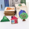 Montessori Kids Toys Drawing Toys Wooden DIY Painting Template Stencils Learning Educational Toys for Children Gift 10/20pcs - Image 4