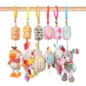 Baby Sensory Hanging Rattles Soft Learning Toy Plush Animals Stroller Infant Car Bed Crib with Teether for Bebe Babies Toddlers - Image 3