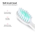 For Children Electric Toothbrush Cartoon Pattern Kids with Replace The Toothbrush Head Ultrasonic Electric Toothbrush - Image 4
